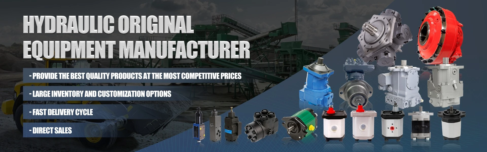 POOCCA, a professional supplier of hydraulic transmission products, offers a comprehensive and efficient after-sales system.